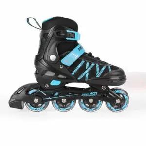 인라인 스케견고한이트 블루 S 롤러스케이트 키즈인라인