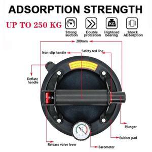 진공 흡입 컵 250 Kg 운반 용량 화강암 타일 유리 수동 리프팅 8 인치 헤비 듀티 리프터