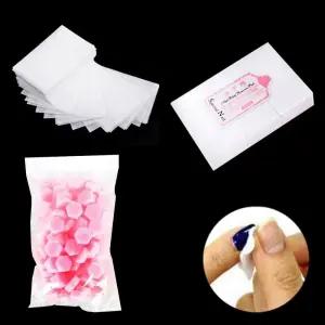 네일아트 소품 네일솜 1000pcs 육각젤와이퍼 100pcs qIE4+1iDj
