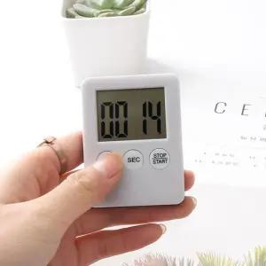 타이머 주방견고한타이머 HAPTIME 디지털 스톱워치 화이트