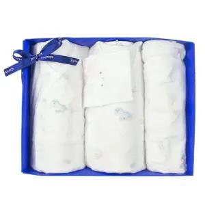 [갤러리아] (압소바말띠출산,태교,아기배냇저고리)구름말배냇저고리+3종세트(A1B-10104SET)