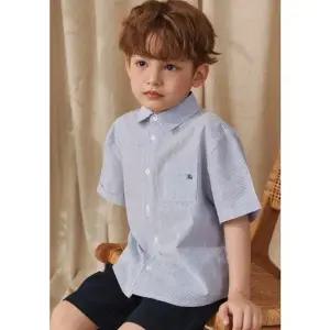 [갤러리아] 빈(BEEN) BA21BL02BU 블루 스트라이프 시어서커 셔츠