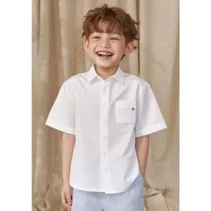 [갤러리아] 빈(BEEN)초등 키즈 화이트 리조트 셔츠 블라우스(BA21BL03WT)