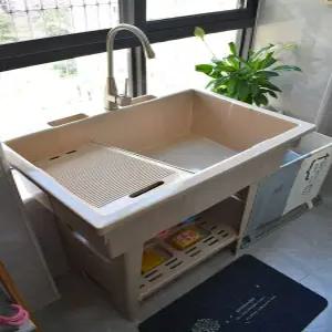 플라스틱 개수대 탕비실용 싱크대 간이 방수