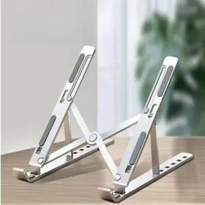 접이식 각도베이직조절 노트북 거치대 받침대 알루미늄 6단