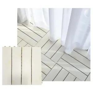 건식욕실 셀프 바닥재 나무무늬 조립식타일 층간소음 데크설치