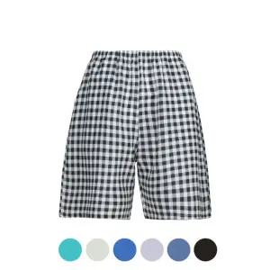 [파파브로] 남성 6컬러 인견 체크 5부 잠옷바지 HW-UW-5101