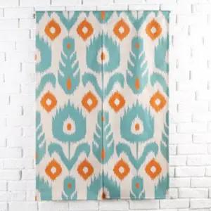 반커튼 간이커튼 ZF 예쁜커텐 (민트플라워) 가림천 가림막 공간분리