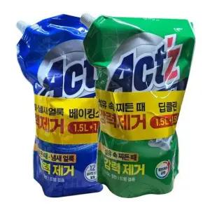 피죤 액츠 퍼펙트 리필 1.5L+1.5L 베이킹/딥클린