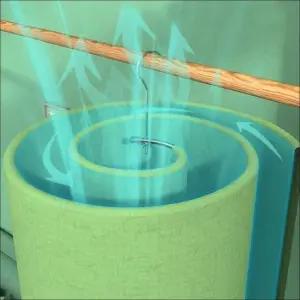 자연건조 침구 빨래건조대 이불 건조대 다용도 원형