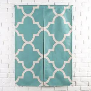 공간분리 반커튼 예쁜커텐 ZF 간이커튼 (민트패턴) 가림천