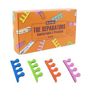 노발 발가락 60개 PCS 페디큐어 네일 살롱 도구 풋 스파, 여성 남성용 분리기, 폼 분리기.