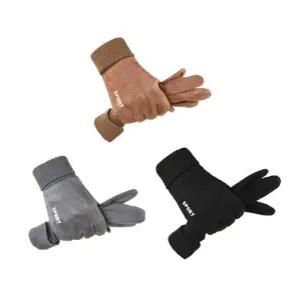 장갑 남녀공용 스웨이드 운전 터치장갑 겨울 [이거찜] 기모 스마트폰 방한