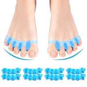 8개의 PCS 전문 발가락 분리기. 실리콘 스페이서를 사용하여 여성 남성용 을 교정하고 발가락을 원래 모양으로 복원합니다. 교정기 / 스트레이트너 스트레칭기 스페이서