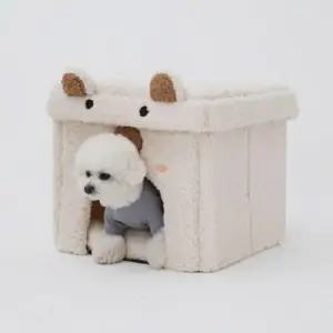 강아지쇼파 (레드퍼피)캣치치 하우스(중형/아이보리)
