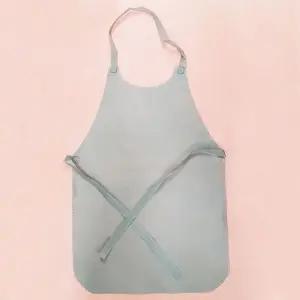 회색 일회용앞치마 부직포 앞치마 두꺼운 위생앞치마