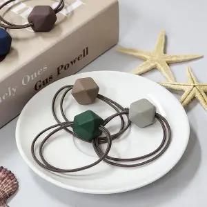 머리끈 5P 사각 ZF 방울