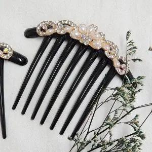 진주 조개 ZF 꽂이 머리