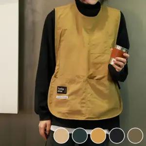 여성 조절 조끼 버클형 앞치마 작업복 작업 요리 사이즈 공방