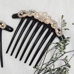 진주 조개 ZF 꽂이 머리