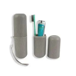 칫솔케이스 세로줄무늬 ZF 회색