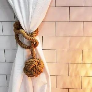 커튼 컬러 커튼타이백 커튼장식 타이 로프