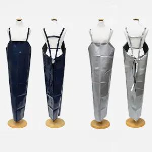 H형 방수 앞치마 업소용 115.5cm 주방위생복 길이 대 PU양면