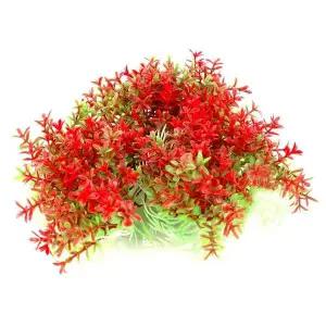 [콩심팥심]ZF 어항꾸미기 수초 은신처 꽃 인조 빨강 열대어