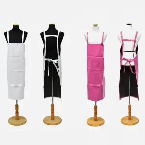 87.5cm 주방위생복 방수 중 H형 PU양면 업소용 앞치마 길이