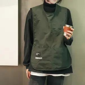 여자 깔끔한 화원 업소 조끼 남자 앞주머니 커피숍 앞치마 공예 작업복