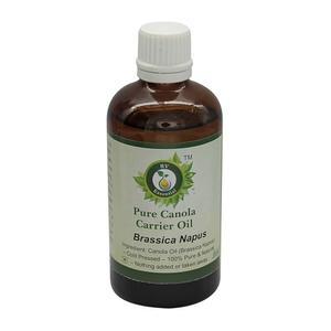 카놀라 오일 | 브라시카 나퍼스 | 100% 퓨어 내추럴 | 헤어용 | 정제되지 않음 | 바디 요리용 | 속눈썹용 | 퓨어 카놀라 오일 | 콜드 프레스 카놀라 오일 | 30ml | 1.01온스 by R V Essential