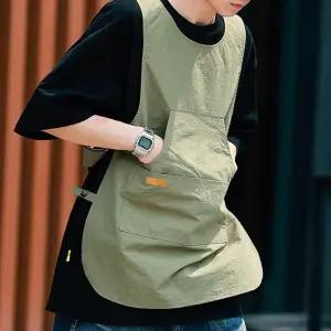 실용적인 있어 생활방수 플로리스트 조끼 공방 앞치마 주방 미용 포켓이