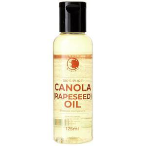 미스틱 모먼트 | 카놀라(유채씨) 캐리어 오일 - 125ml - 모발, 얼굴, 손톱, 아로마테라피, 마사지 및 오일 희석에 완벽한 순수 및 천연 오일 GMO 프리