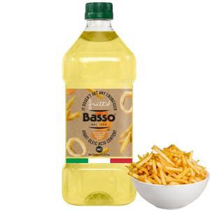 바소 1904 프리토 (프릿 ) 이탈리아 튀김 오일, 2리터 (67.6온스) u2013 하이 올렉 해바라기 & 포도씨 블렌드, 스모크 포인트 230 C, 깊은 튀김, 팬 튀김 및 로스팅, 이탈리아 제품