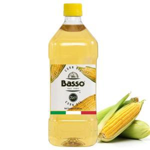 바쏘 1904 퓨어 콘 오일, 2리터(67.6 floz) u2013 드레싱, 베이킹 및 일상 요리용 라이트 뉴트럴 향, 비타민 E 소스, 이탈리아 제품