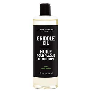 CARON & DUCET 그리들 조미료 및 세정 오일 | 100% 식물성 및 식품 등급 | 조미료, 복원, 경화 및 관리에 최적 (16온스)