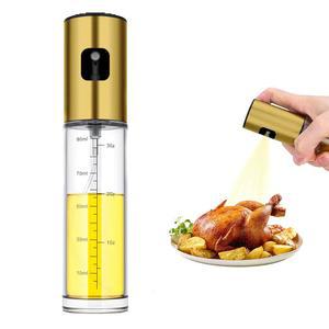 에어프라이어 카놀라 식초 식물성 기름용 식용유 스프리처용 이쉬프소 올리브 오일 어 바베큐 / 팬 / 샐러드 / 베이킹용 휴대용 미니 병 주방 기기 (골드 팩 1개)