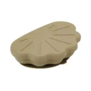 에.디.슨 유아식기 아기 실리콘 흡착 식판 조개 베이지