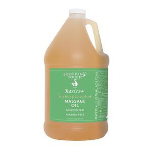 진정 터치 베이직+ 쌀겨 u200B & 카놀라 씨앗 u200BM 마사지 오일, 1갤런