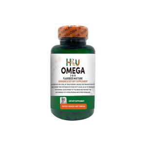 아마씨, 이브닝 프림로즈, 카놀라, 블랙 커런트, 호박씨 오일이 함유된 H4U 오메가 3-6-9 보충제. 심장, 관절, 피부 을 지원합니다. 변형이 없고 텐 프리. 소프트젤 90개.