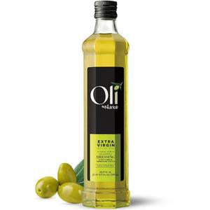 올리 바이 뉴트리올리 엑스트라 버진 올리브 오일, 3가지 프리미엄 스페인 올리브 품종의 콜드 프레스 진품 블렌드, 유리병, 16.9 Fl Oz
