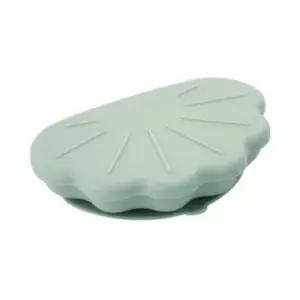 에.디.슨 유아식기 실리콘 흡착 식판 휴대용 조개 민트