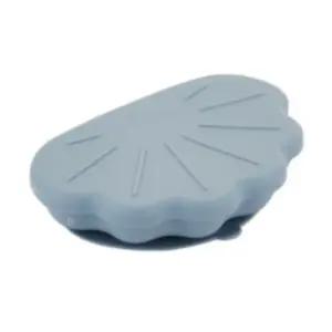 에.디.슨 이유식 준비물 실리콘 식판 흡착 조개 블루