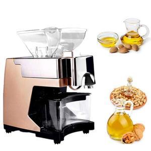 자동 오일 프레스 기계 주방 너트 씨앗 린시드 오일 익스펠러 오일 프레스 추출기, 아마 땅콩 대마 들깨 호박 씨앗 해바라기 카놀라 참깨 상업용 등급, 골드