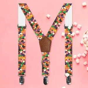 어린이 패턴 멜빵 젤리 ZF