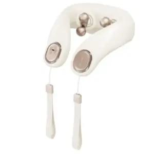 닥터웰 무선 온열 목 마사지기 아이보리 스피커