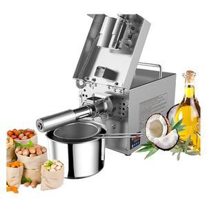 600W 전기 오일 추출기 핫/콜드 오일 프레스 기계 지능형 제어 패널 및 아보카도 피마자 땅콩 카놀라 참깨 해바라기 그라인더용 LCD 터치 스크린