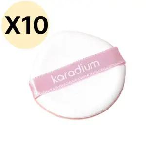 카라디움 소프트 블러링 밀착 보송 퍼프 대용량 X10p