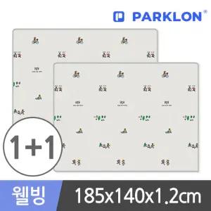 파크론 2장 제로퍼제로 런투게더 웰빙 놀이방매트 185x140x1.2cm