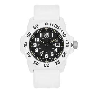 루미녹스 남성 러버 손목 시계 네이비씰 XS.3507.WB